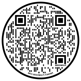 A QR code linking to the Donation Page for Friends of Drake Arts